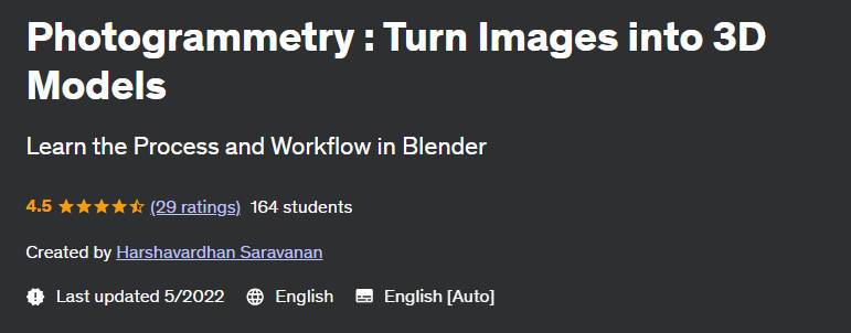 Photogrammetry: Turn Images into 3D Models