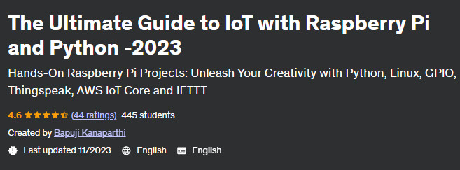 The Ultimate Guide to IoT with Raspberry Pi and Python -2023