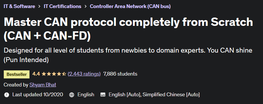 Master CAN protocol completely from Scratch 