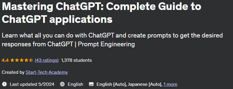Mastering ChatGPT: Complete Guide to ChatGPT applications