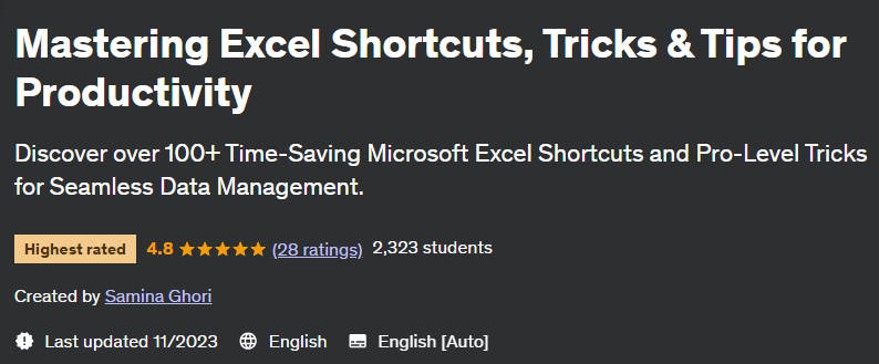 Mastering Excel Shortcuts Tricks & Tips for Productivity