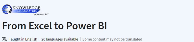 From Excel to Power BI