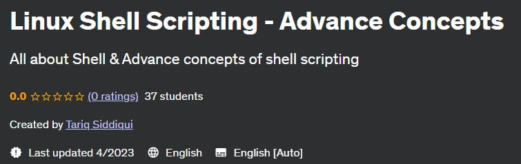 Linux Shell Scripting - Advanced Concepts