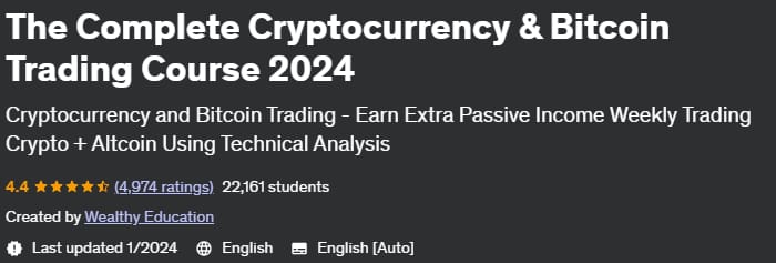 The Complete Cryptocurrency & Bitcoin Trading Course 2024