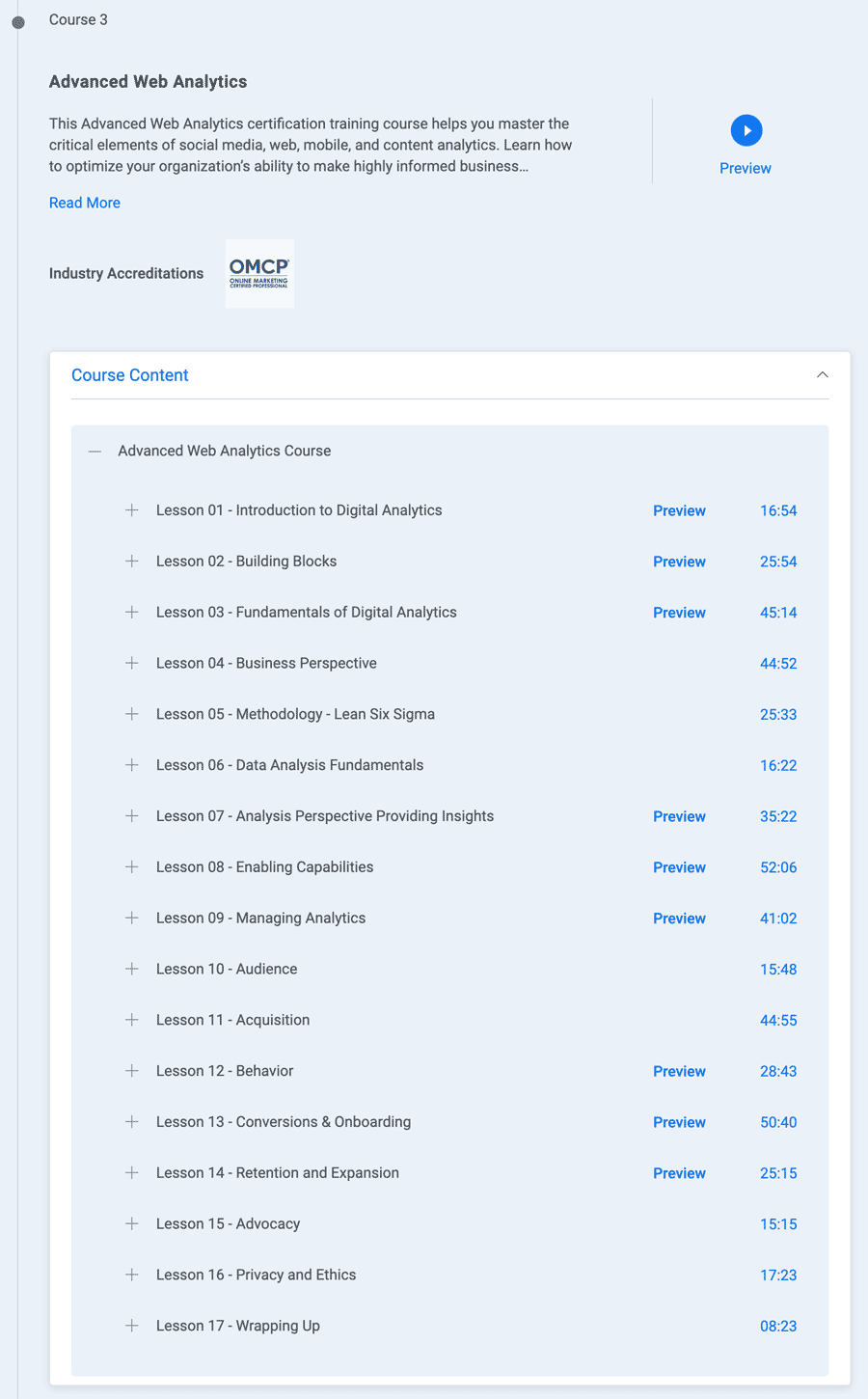 Advanced Web Analytics