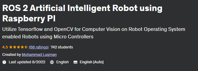 ROS 2 Artificial Intelligent Robot using Raspberry PI