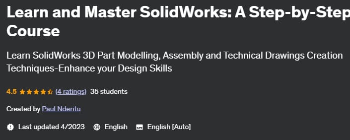 Learn and Master SolidWorks_ A Step-by-Step Course