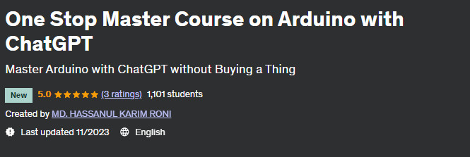 One Stop Master Course on Arduino with ChatGPT