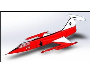 SOLIDWORKS_ Lockheed Martin F104 StarFighter