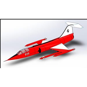 SOLIDWORKS_ Lockheed Martin F104 StarFighter