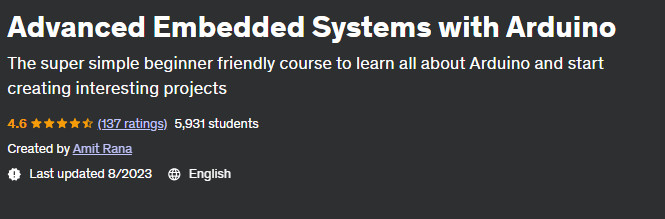 Advanced Embedded Systems with Arduino