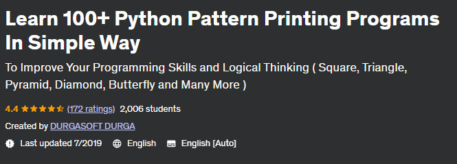 Learn 100+ Python Pattern Printing Programs In Simple Way