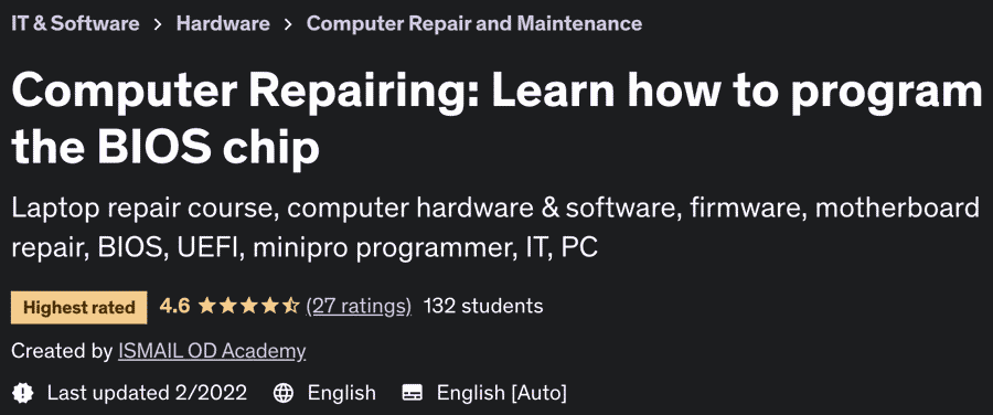 Computer Repairing: Learn how to program the BIOS chip