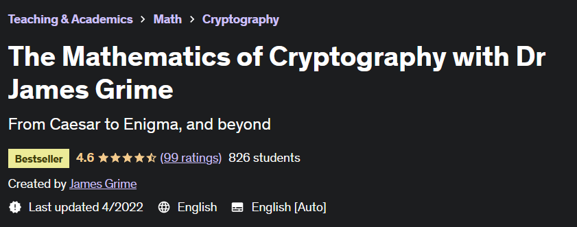 The Mathematics of Cryptography