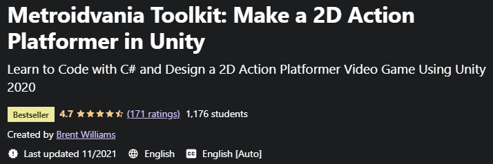 Metroidvania Toolkit: Make a 2D Action Platformer in Unity