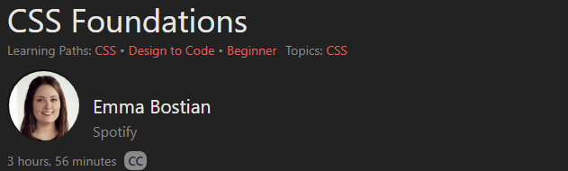 CSS Foundations