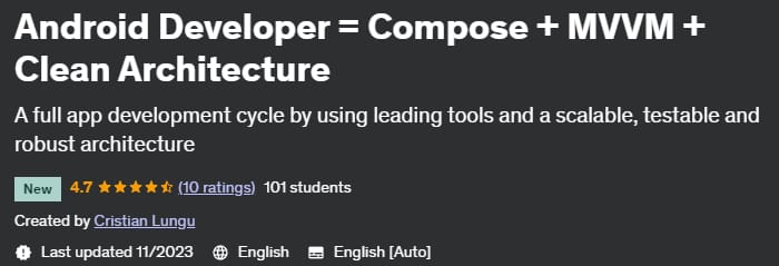 Android Developer = Compose + Mvvm + Clean Architecture