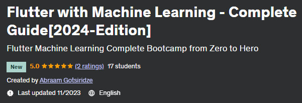 Flutter with Machine Learning - Complete Guide(2024-Edition)