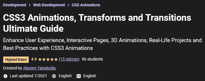 CSS3 Animations, Transforms and Transitions Ultimate Guide