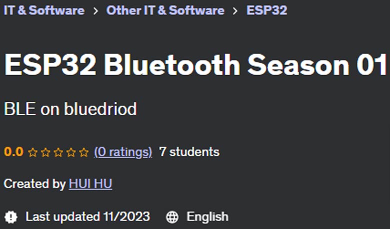 ESP32 Bluetooth Season 01