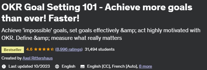 OKR Goal Setting 101 - Achieve more goals than ever!  Faster!