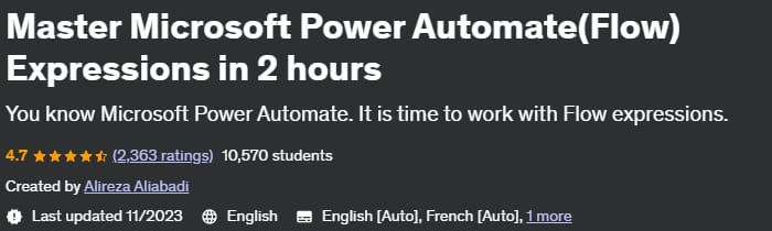 Master Microsoft Power Automate (Flow) Expressions in 2 hours