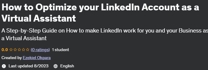 How to Optimize your LinkedIn Account as a Virtual Assistant