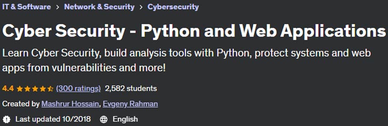 Cyber ​​Security - Python and Web Applications