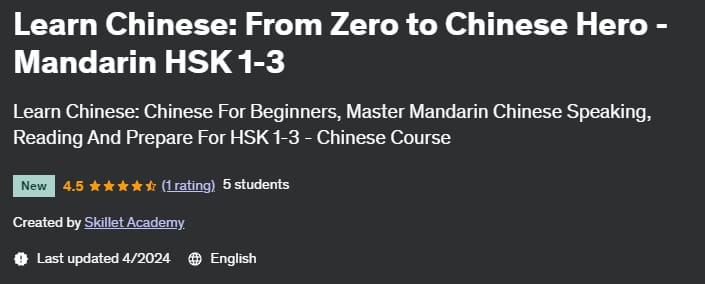 Learn Chinese_ From Zero to Chinese Hero - Mandarin HSK 1-3