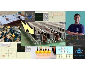 Analog Electronics Design & Simulate BJT Circuits on PROTEUS