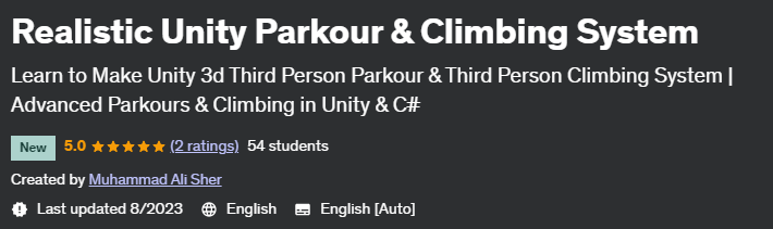 Realistic Unity Parkour & Climbing System