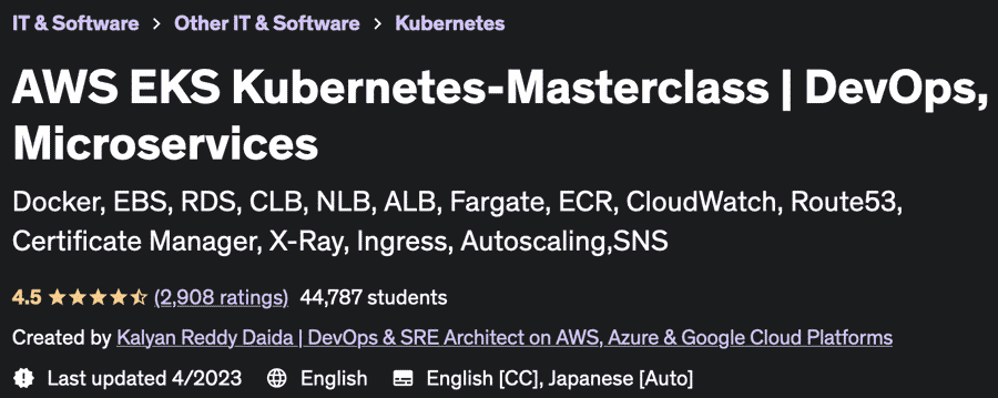 AWS EKS Kubernetes-Masterclass |  DevOps, Microservices