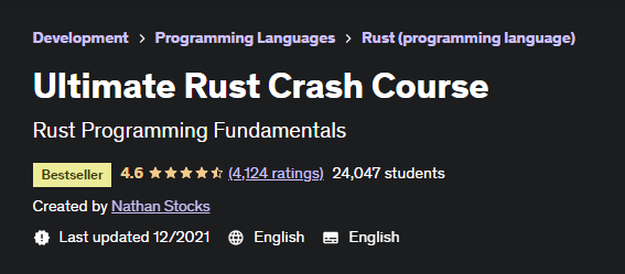 Ultimate Rust Crash Course