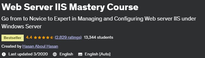 Web Server IIS Mastery Course