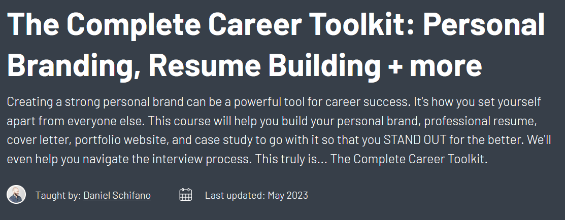 The Complete Career Toolkit