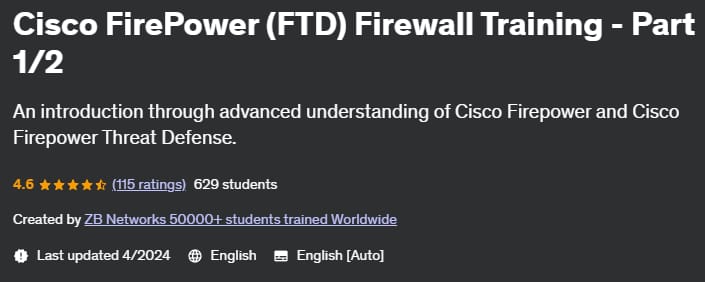 Cisco FirePower (FTD) Firewall Training - Part 1_2