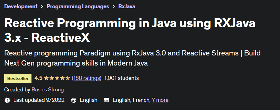 Reactive Programming in Java using RXJava