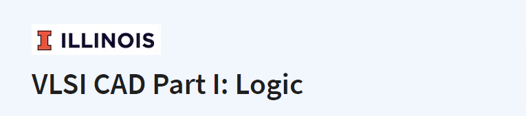 VLSI CAD Part I_Logic