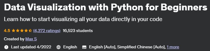 Data Visualization with Python for Beginners (Last updated 4_2022)