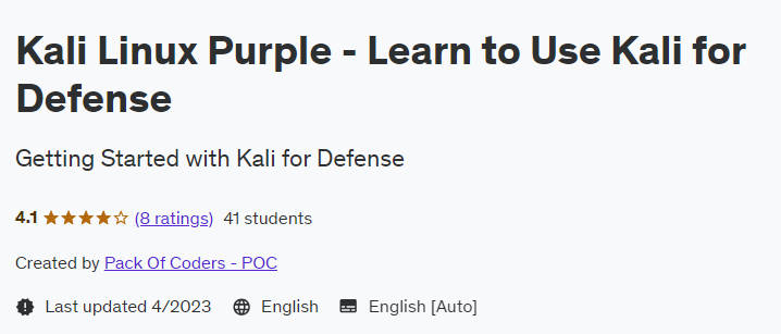 Kali Linux Purple - Learn to Use Kali for Defense 