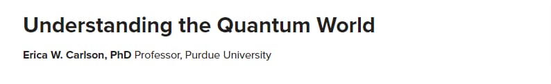 Understanding the Quantum World