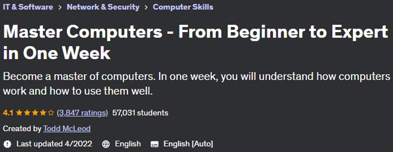 Master Computers - From Beginner to Expert in One Week