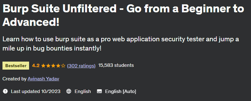 Burp Suite Unfiltered - Go from a Beginner to Advanced!