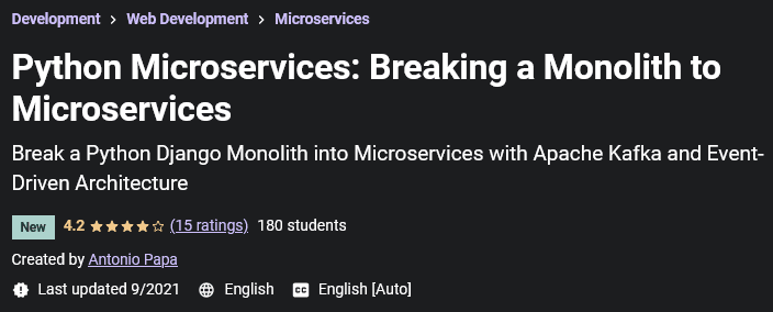 Python Microservices: Breaking a Monolith to Microservices