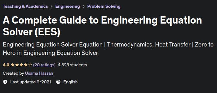 A Complete Guide to Engineering Equation Solver (EES)