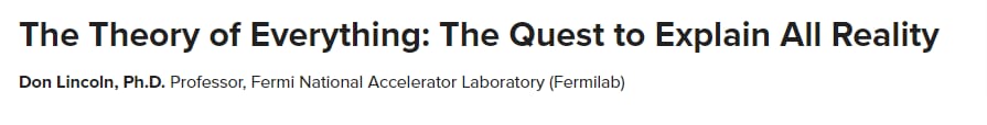 The Theory of Everything_ The Quest to Explain All Reality