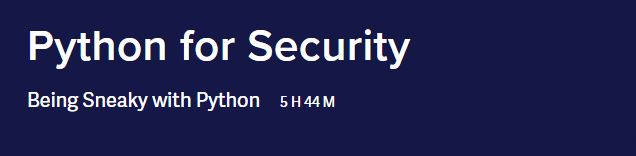 Python for Security