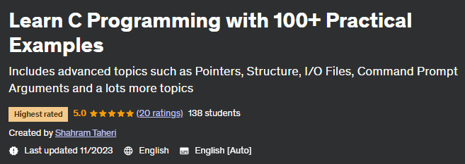 Learn C Programming with 100+ Practical Examples