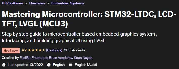 Mastering Microcontroller: STM32-LTDC, LCD-TFT, LVGL (MCU3)