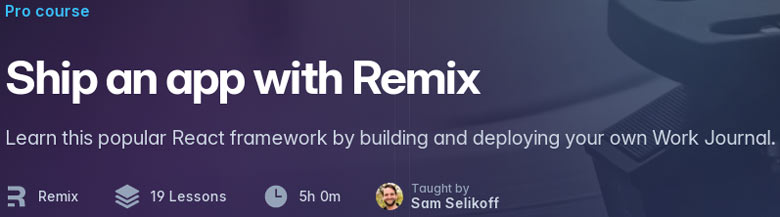 Ship an app with Remix 